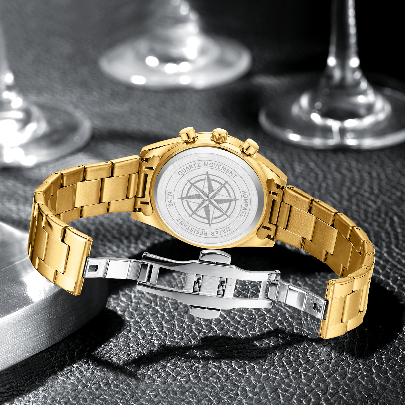 Kompass Airborne Chronograph Gold - 9