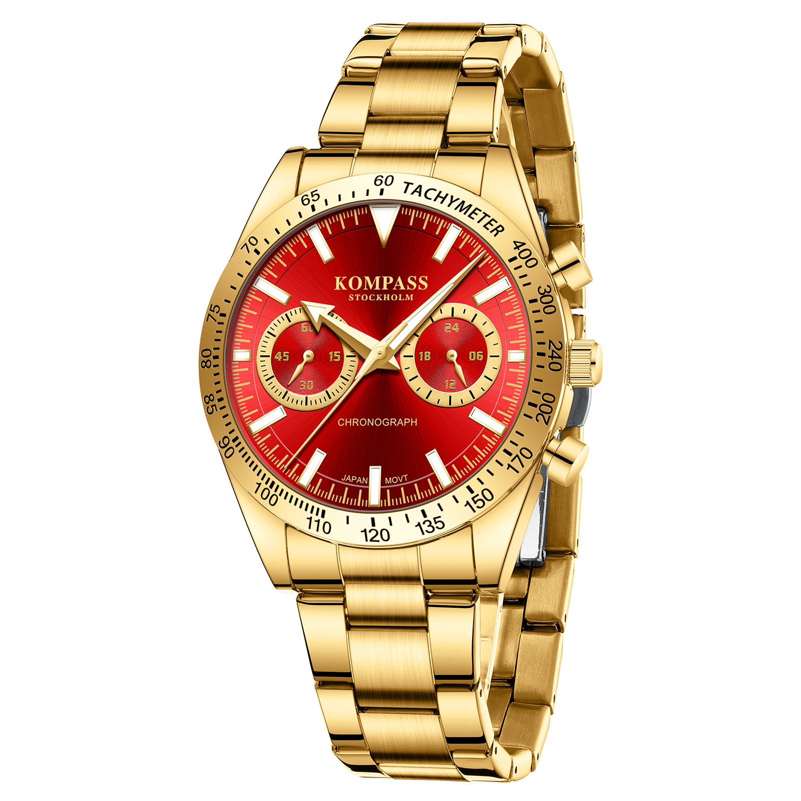 Kompass Airborne Chronograph Gold Red - 3