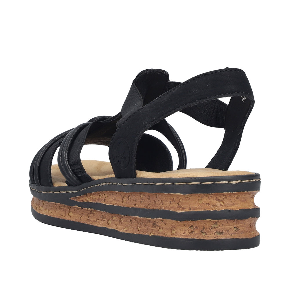 Rieker Damsandal  Svart - 3