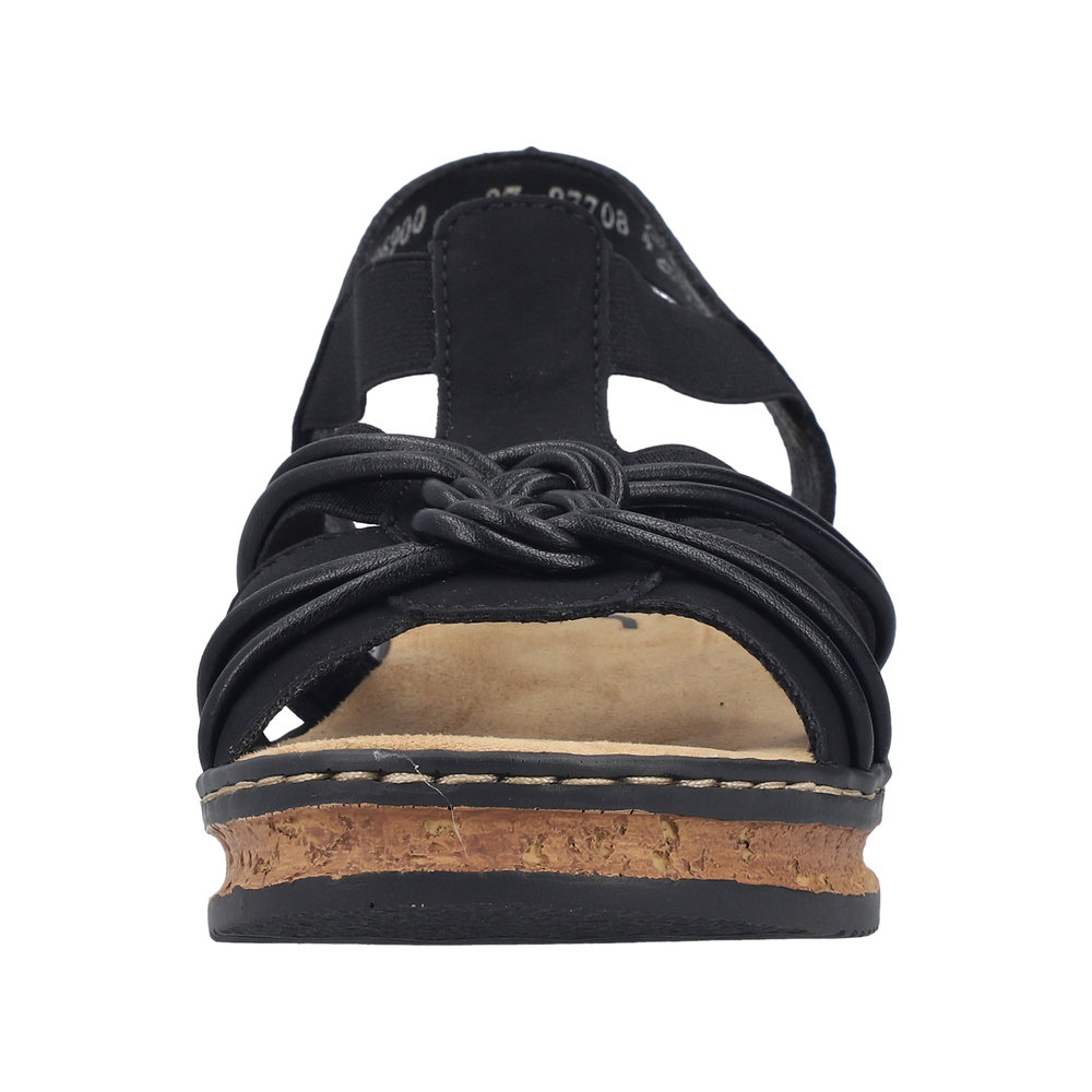 Rieker Damsandal  Svart - 6