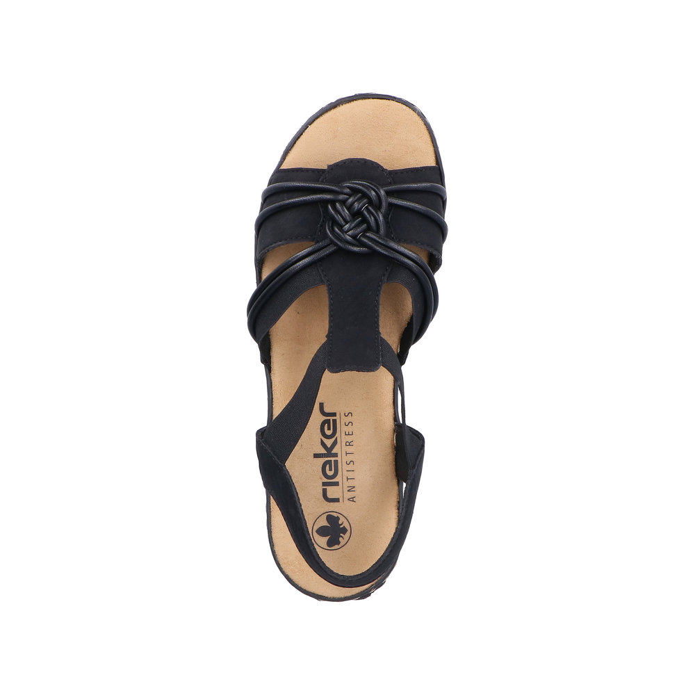 Rieker Damsandal  Svart - 4