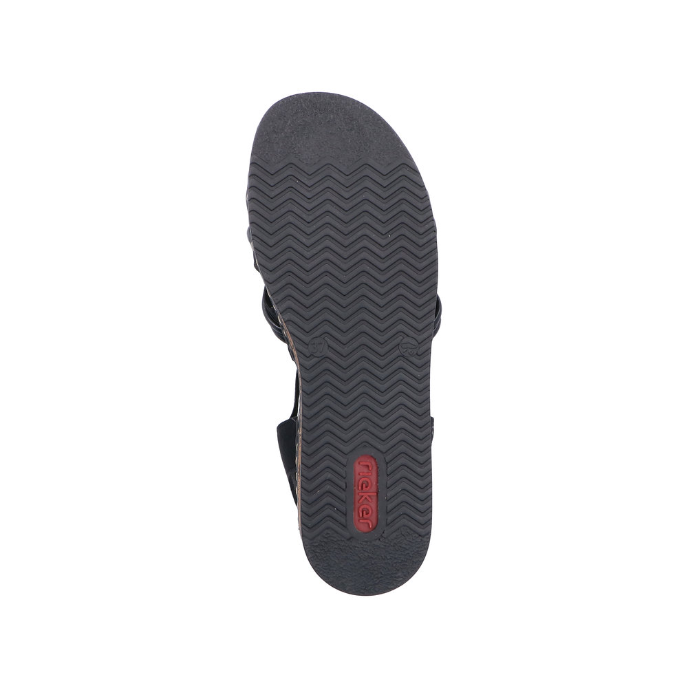 Rieker Damsandal  Svart - 7