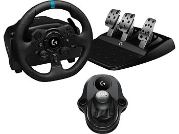 Logitech G923 och Driving Force Shifter