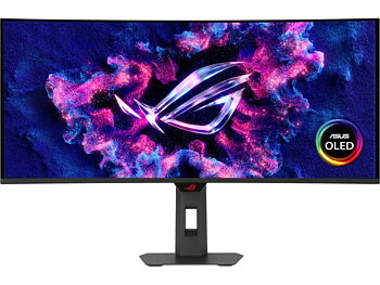 ASUS 34" böjd gamingskärm ROG Strix OLED