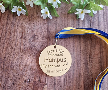 Medalj - Student sång