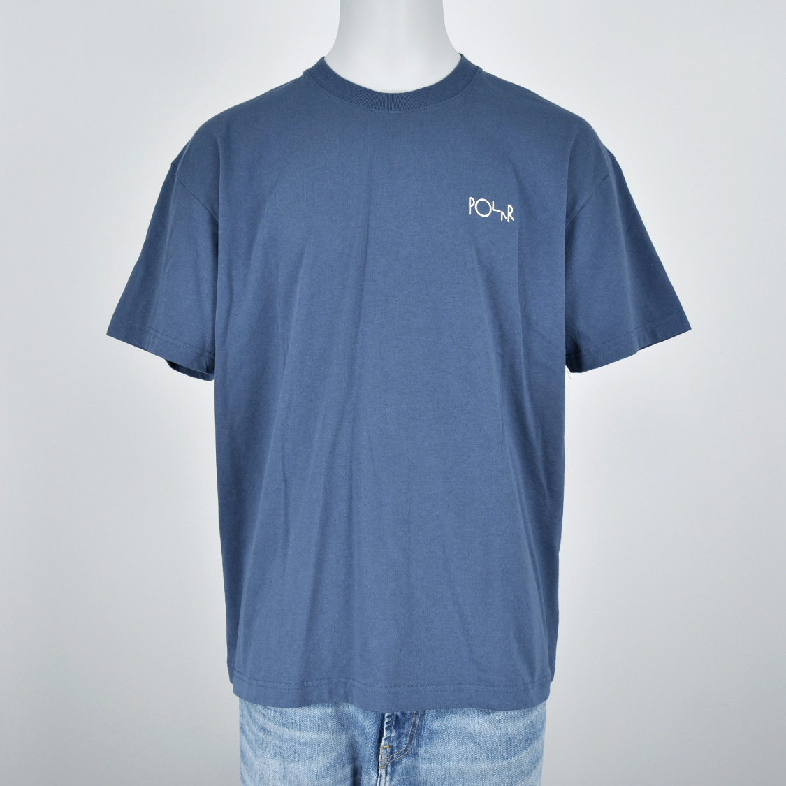 Polar - Stroke Logo Contrast T-shirt Grey Blue - 2