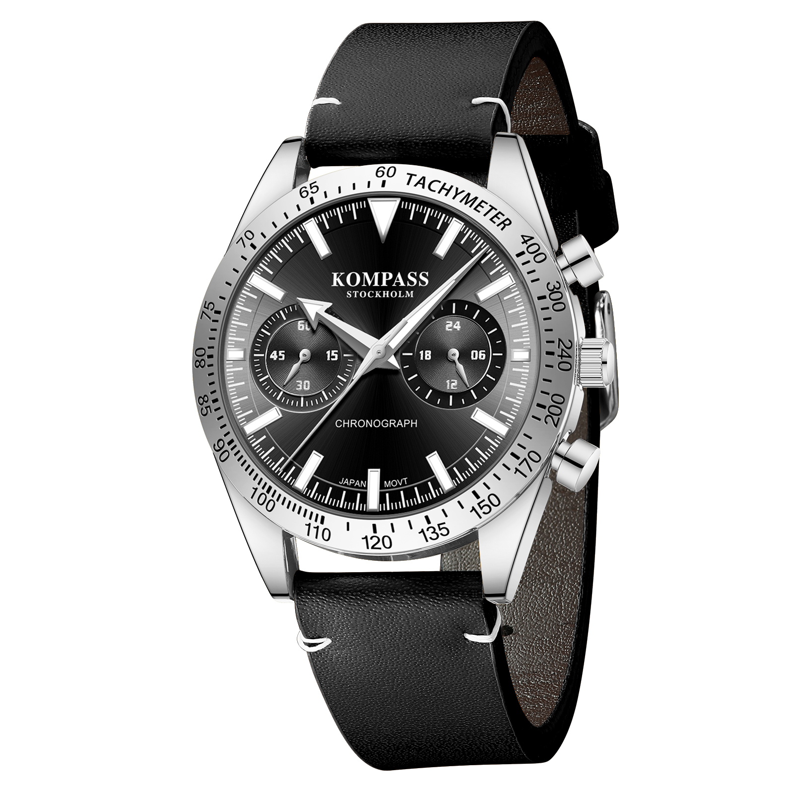 Kompass Skyborne Chronograph Silver Black - 3
