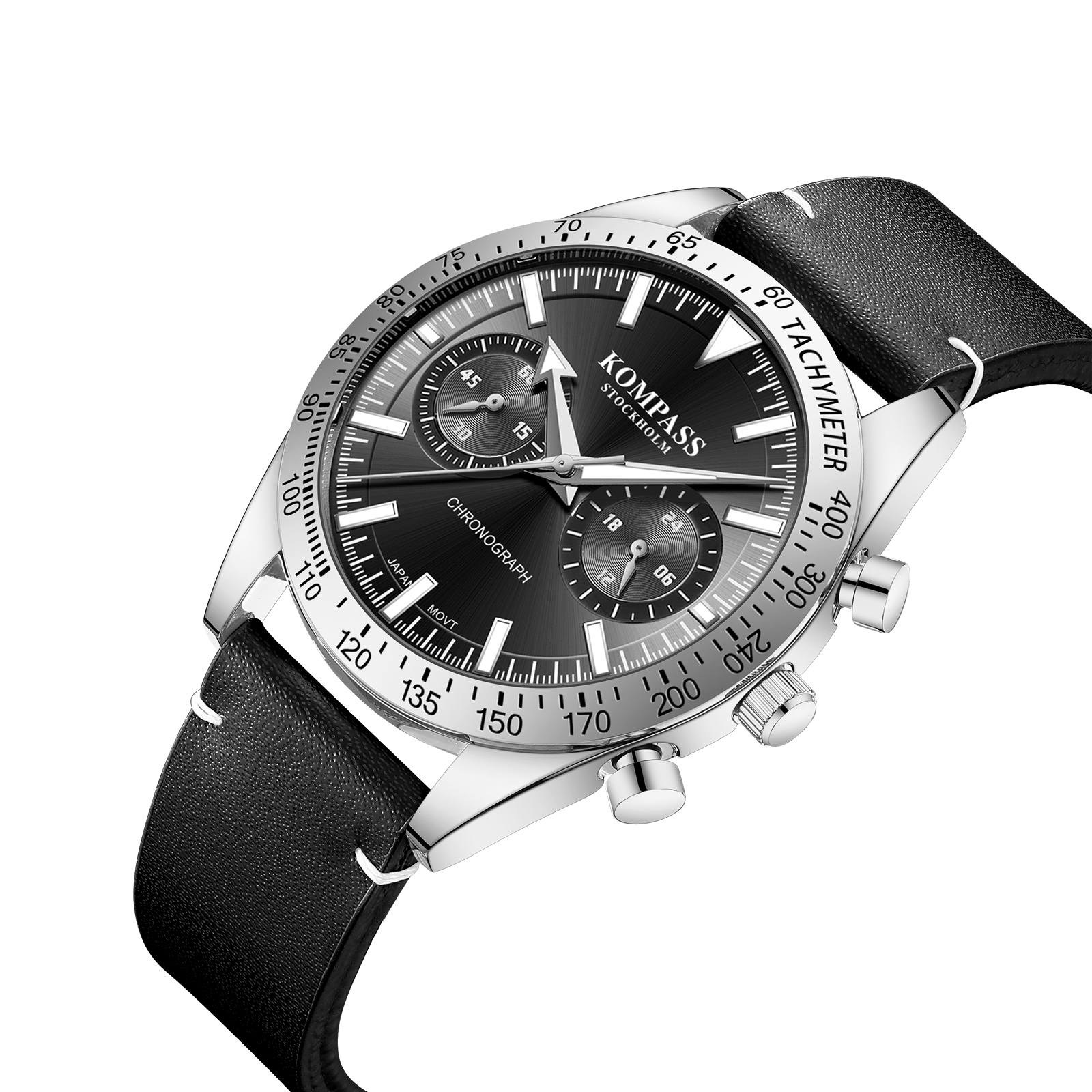 Kompass Skyborne Chronograph Silver Black - 2