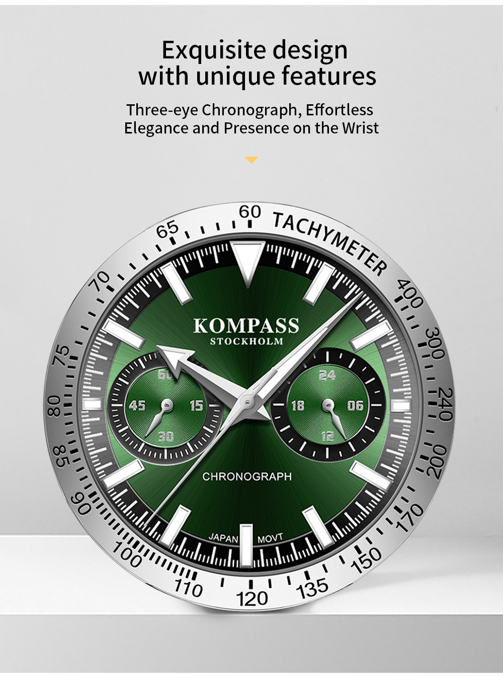 Kompass Skyborne Chronograph Gold Blue - 12