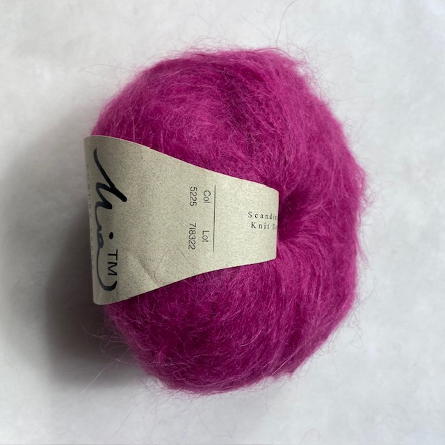 Alpacka Suri Garn -Rosa - 2
