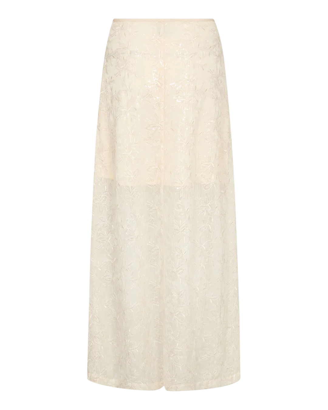 Kjol Roxy ljusbeige med paljetter