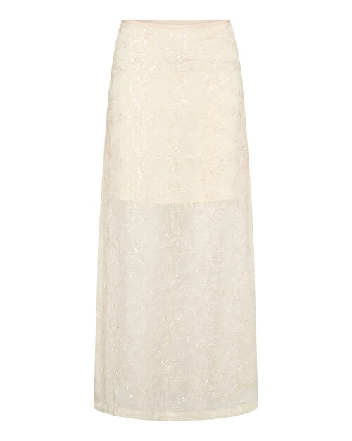 Kjol Roxy ljusbeige med paljetter - 2