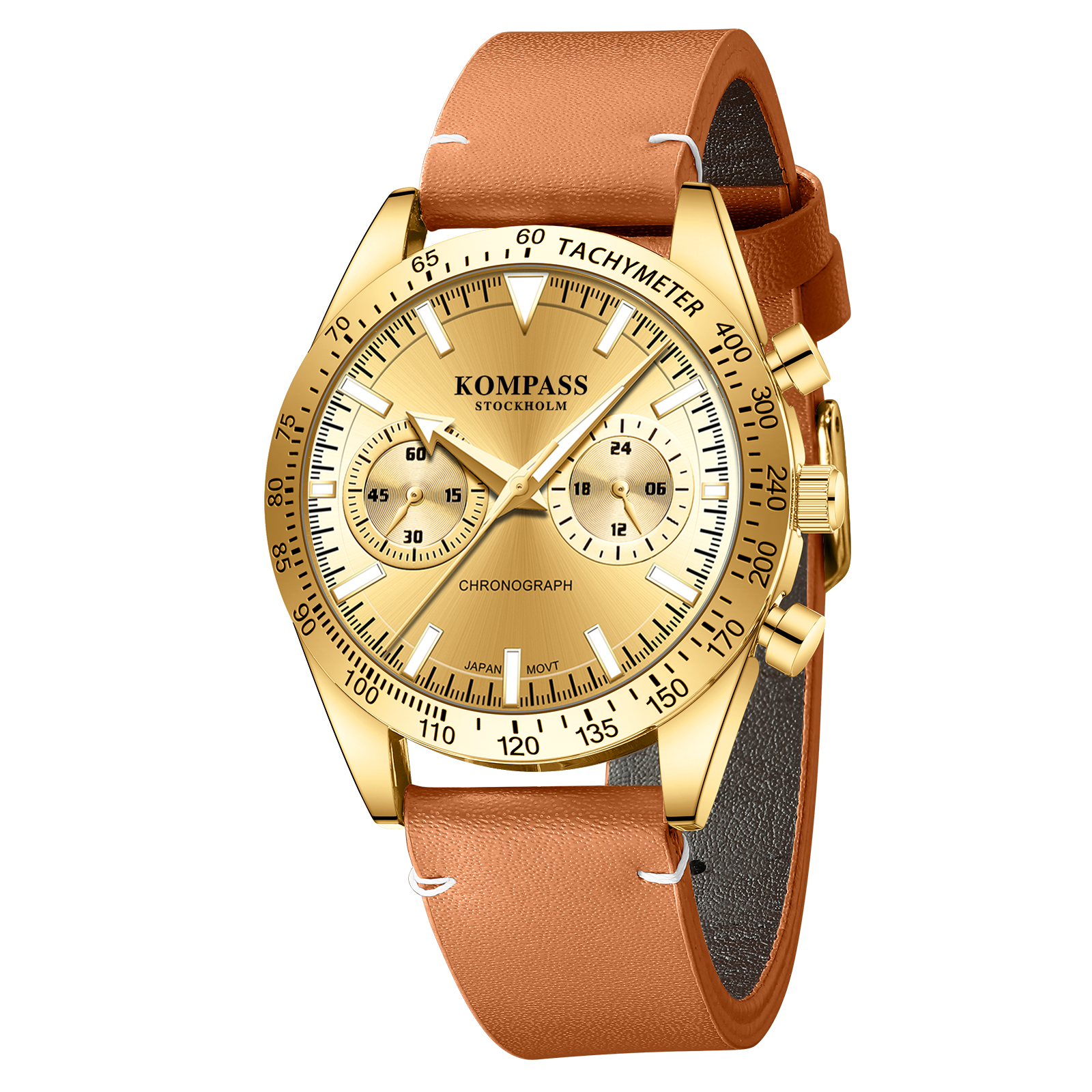 Kompass Skyborne Chronograph Gold Brown - 3