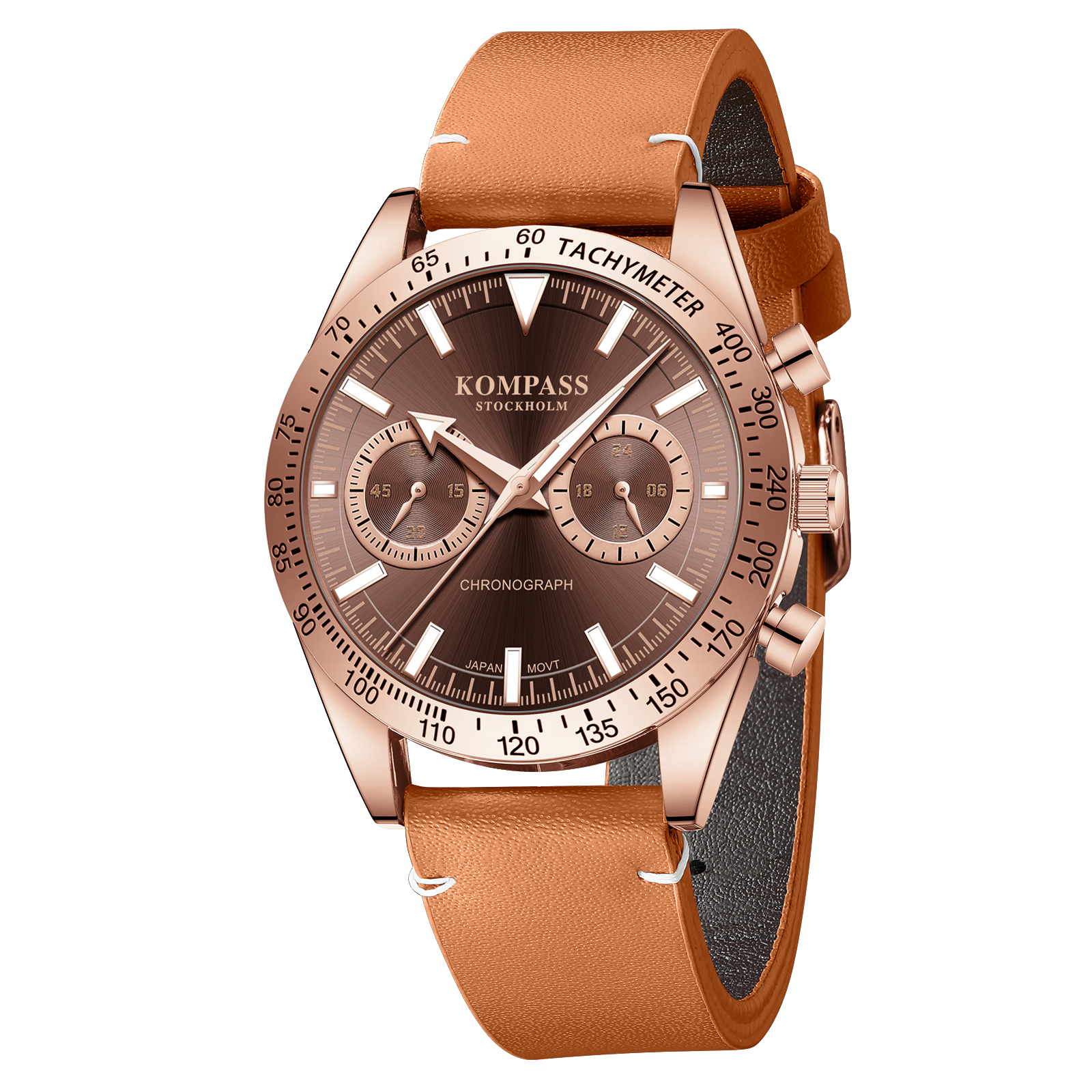 Kompass Skyborne Chronograph Rose Gold Brown - 3