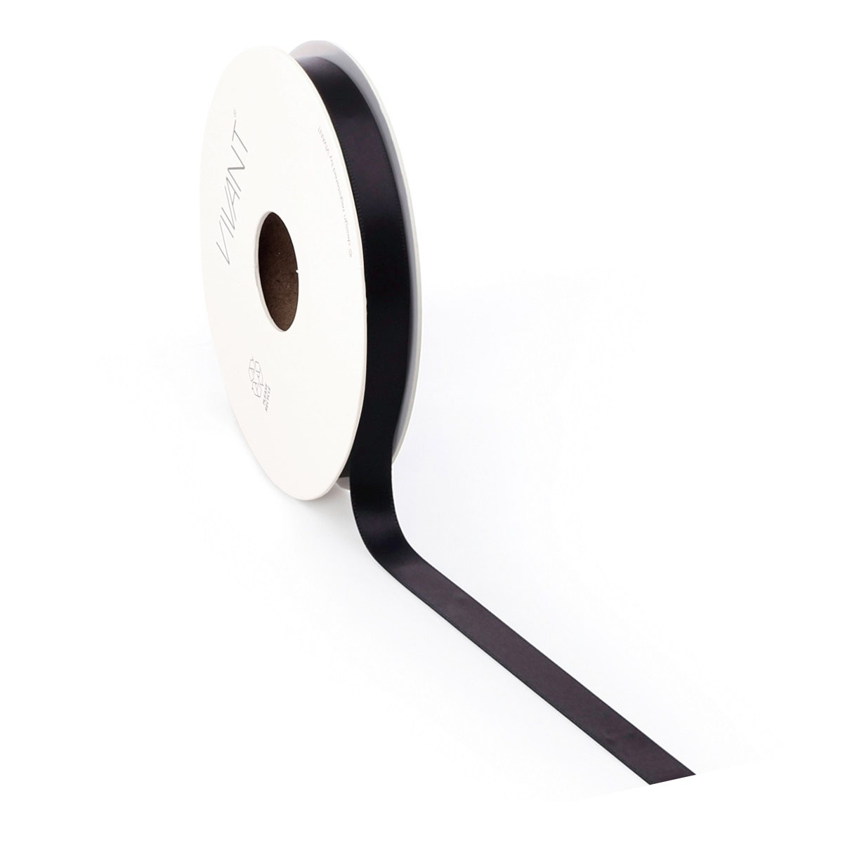 Satinribbon Black 25m 10mm