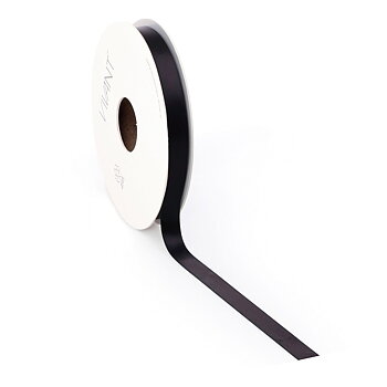 Satinribbon Black 25m