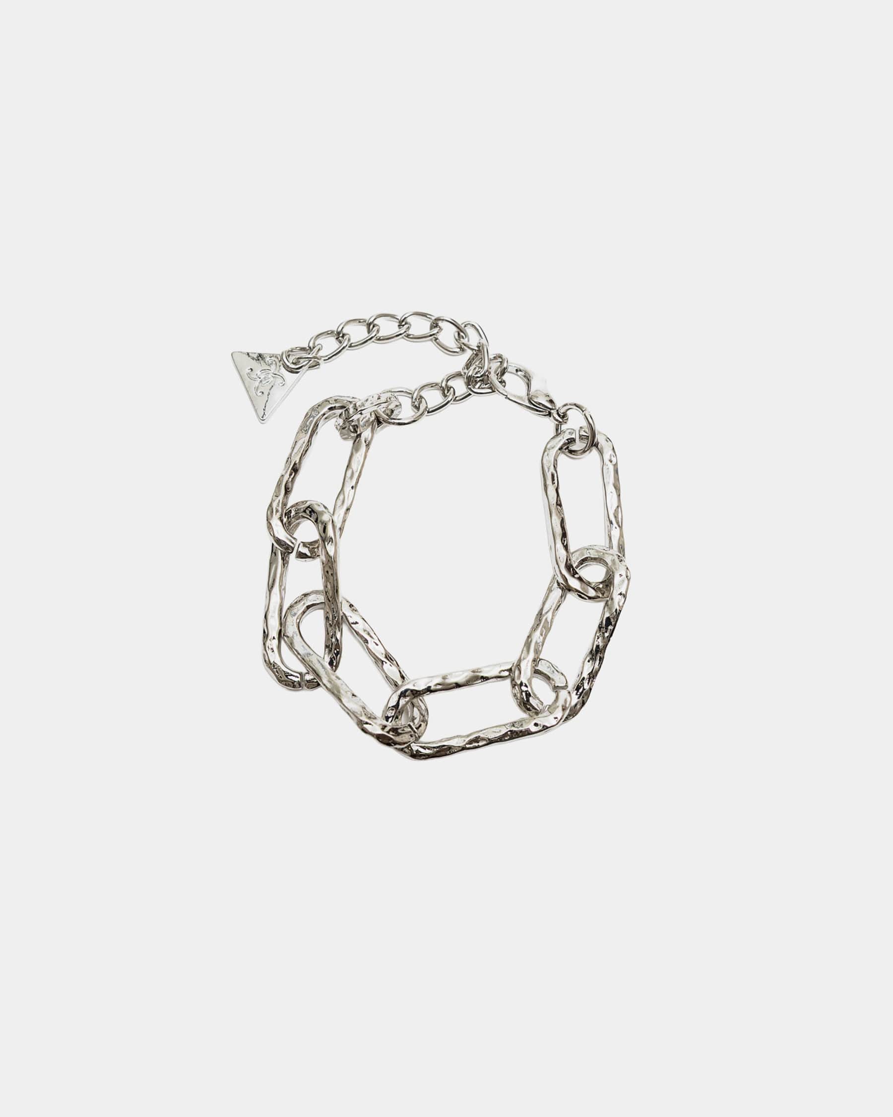 Hammered Bracelet Silver