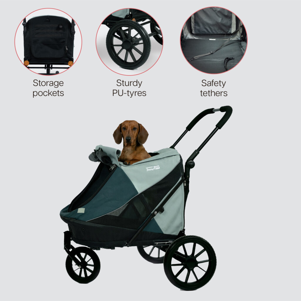 InnoPet Noah - Lagoon - Pet stroller - 3
