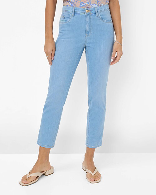 Jeans Mary S kort ljus denim - 3