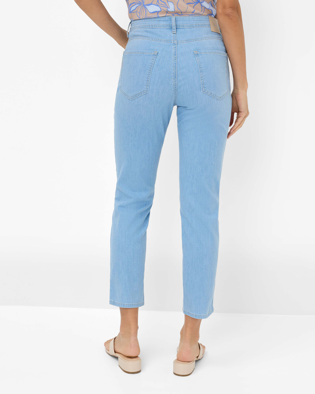 Jeans Mary S kort ljus denim - 2