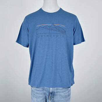 Patagonia - Capilene Cool Trail Shirt - Stratapeaks - Aquatic Blue