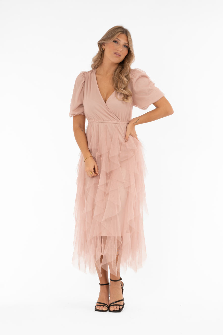 Capri Collection Clara Trulle Dress Powder Pink - 3