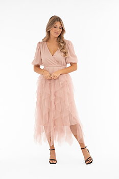 Capri Collection Clara Trulle Dress Powder Pink