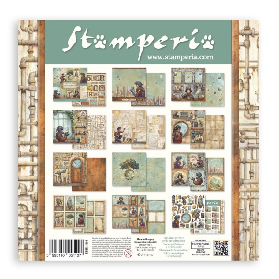 Stamperia Paper Pad 12X12 - A new Beginning  - 2
