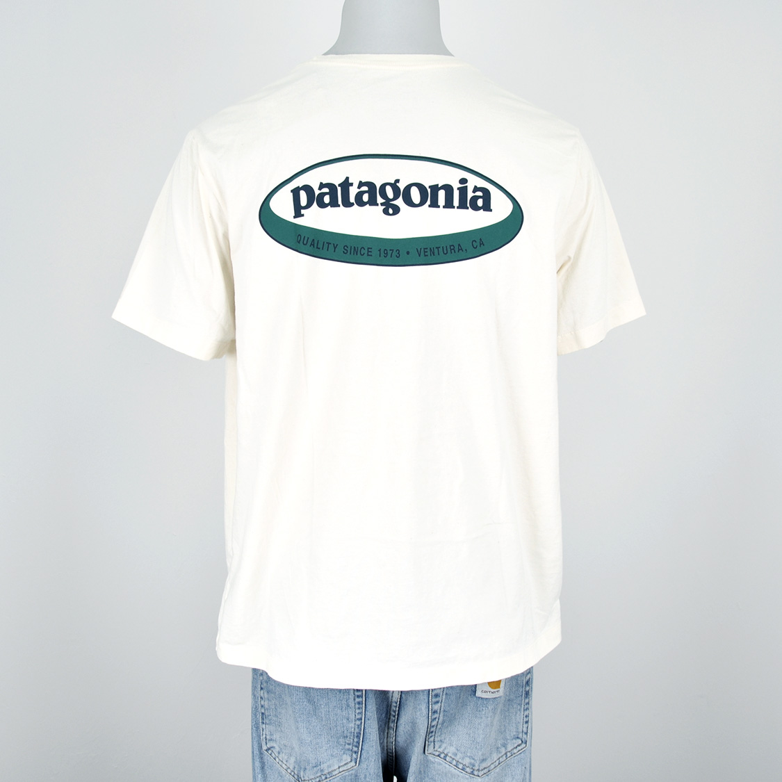 Patagonia - 95 Oval Logo T-Shirt Undyed Natural