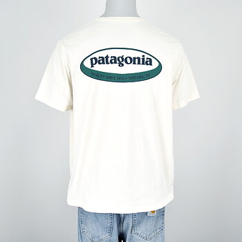 Patagonia - 95 Oval Logo T-Shirt Undyed Natural