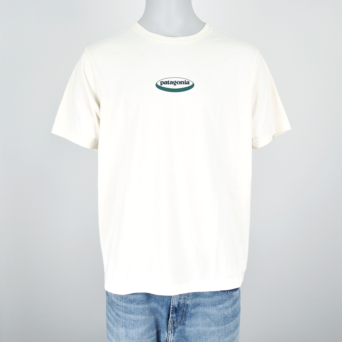 Patagonia - 95 Oval Logo T-Shirt Undyed Natural - 2