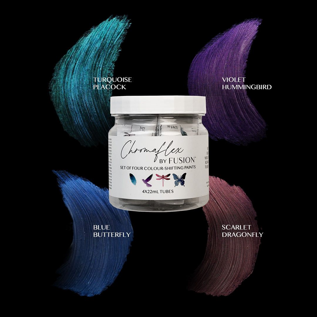 Fusion – Chromaflex – Fyra kulörer– 4 x 22ml - 3