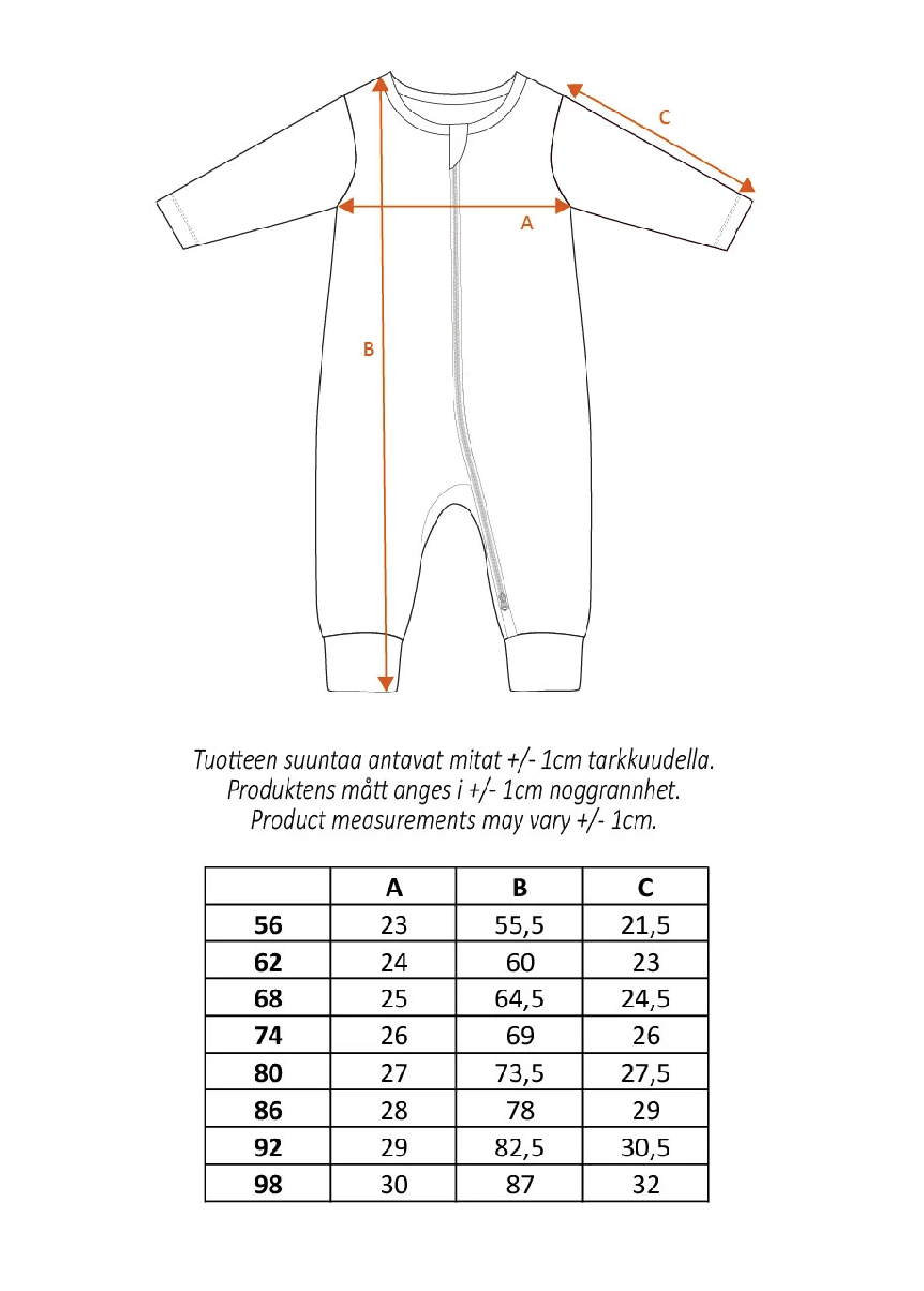 Moomin Baby Pajamas - Boat People Light Blue - 2