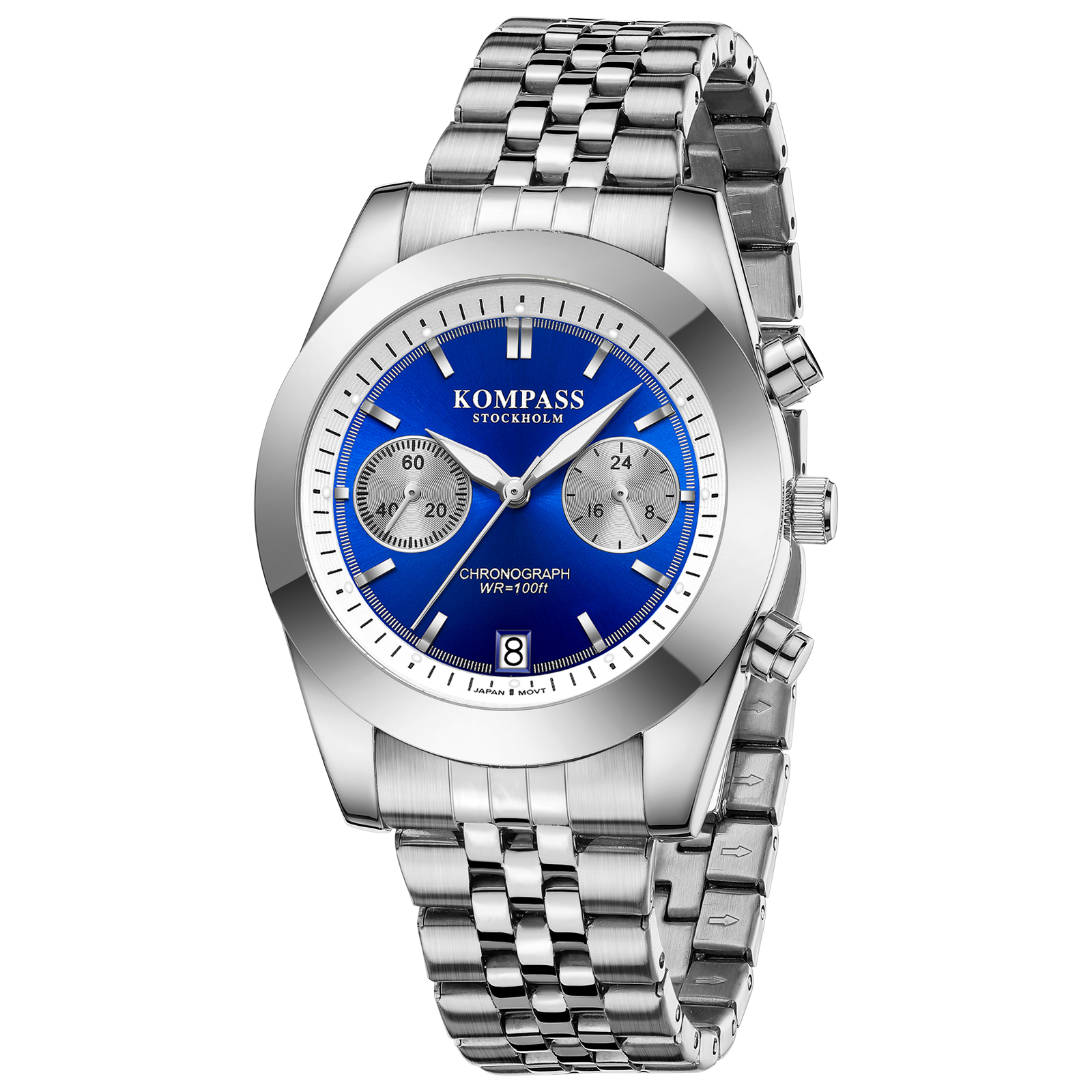 Kompass Navigator Chrono Silver Blue - 3