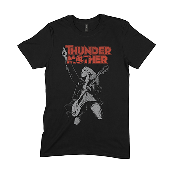 THUNDERMOTHER - T-SHIRT, ROCK GODDESS - RED (BLACK)