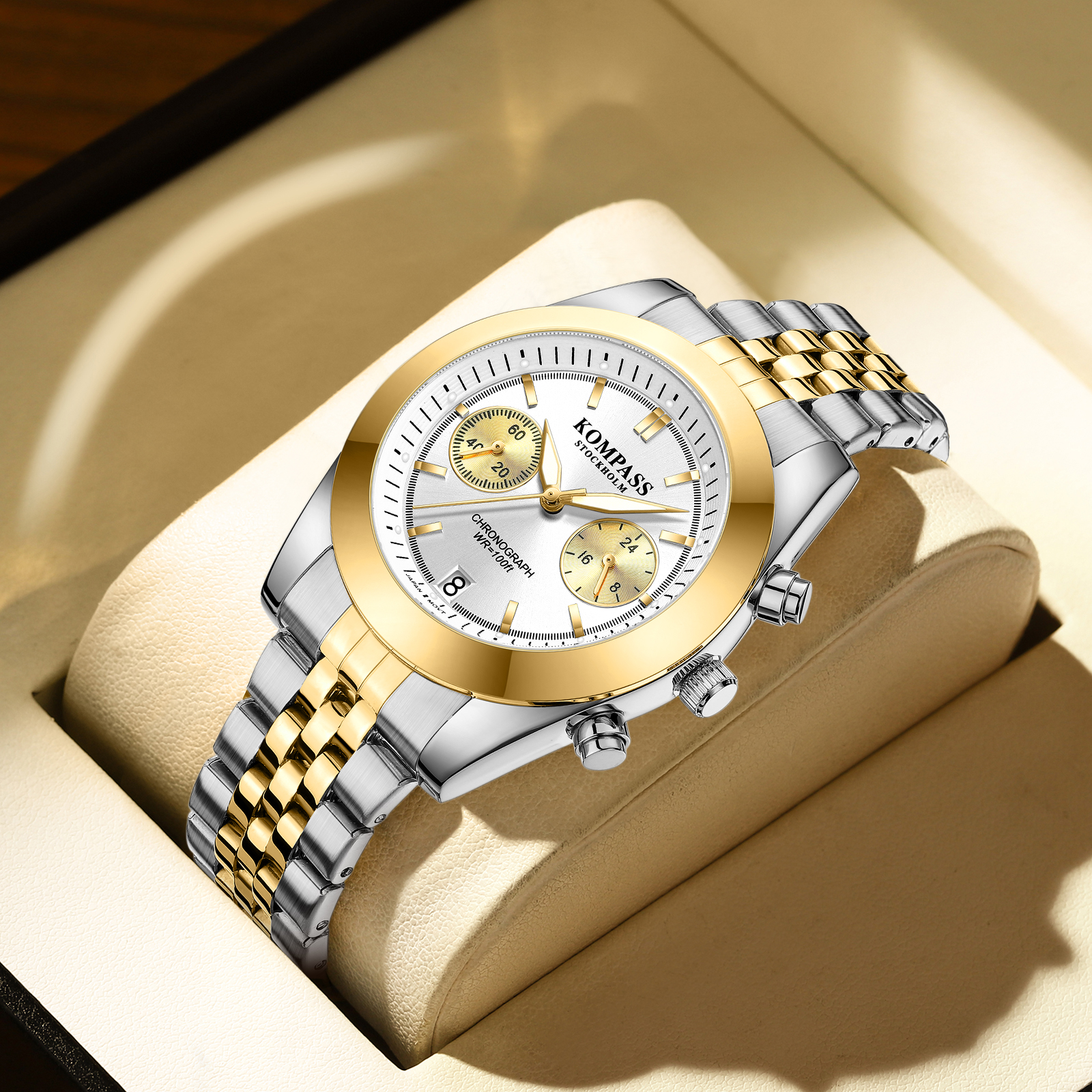 Kompass Navigator Chrono Silver Gold - 5