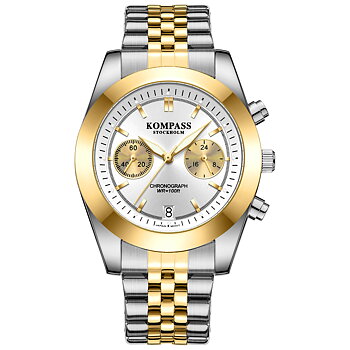 Kompass Navigator Chrono Silver Gold