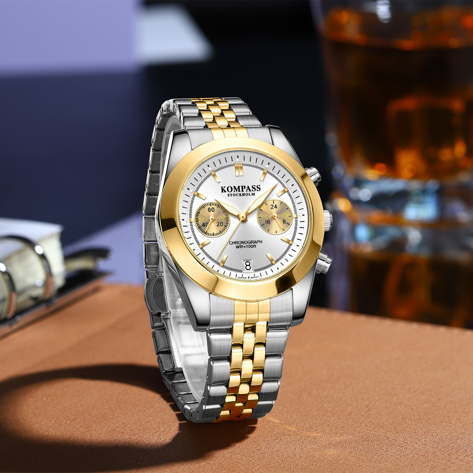 Kompass Navigator Chrono Silver Gold - 4