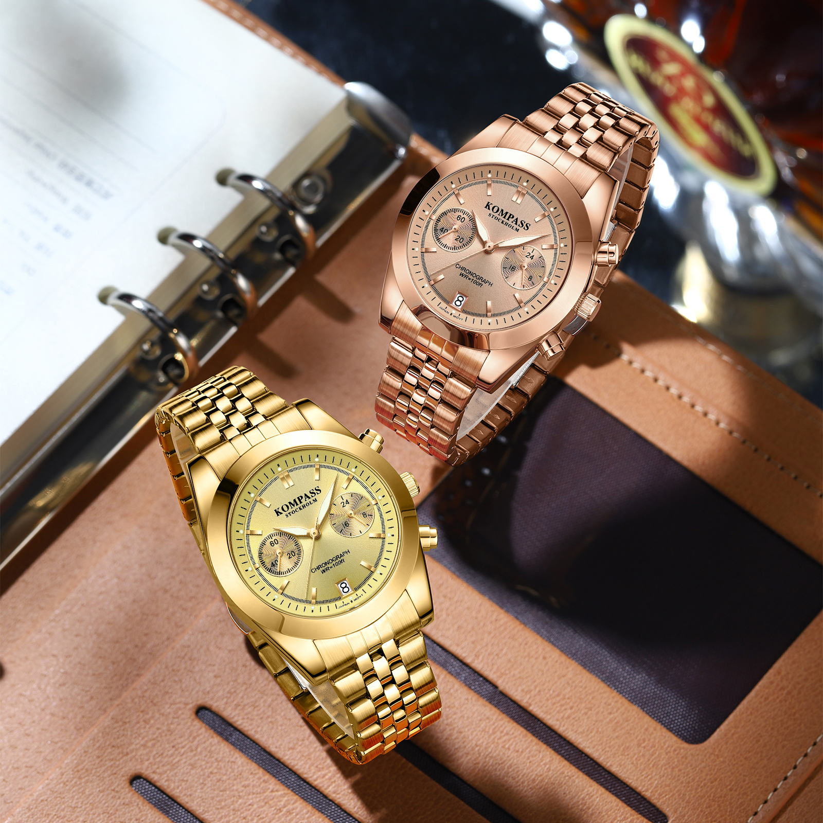 Kompass Navigator Chrono Gold - 9