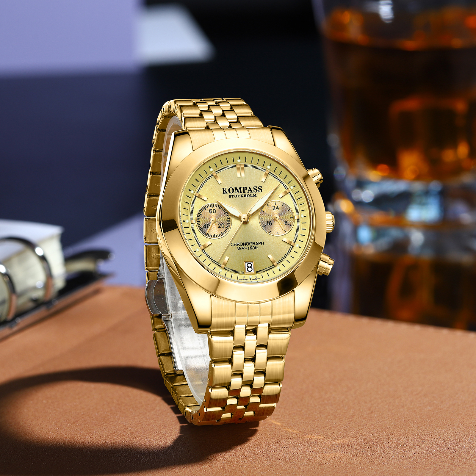 Kompass Navigator Chrono Gold - 4