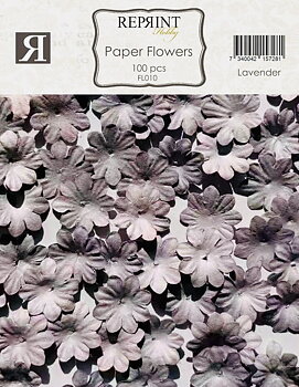 Pappersblommor 20 mm lavender 100-p