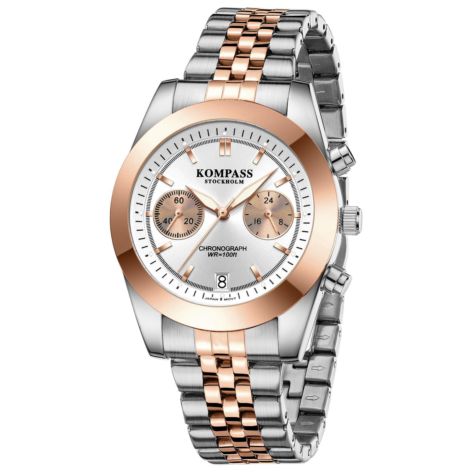 Kompass Navigator Chrono Silver Rose Gold - 3