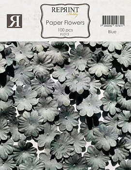 Pappersblommor 20 mm blue 100-p