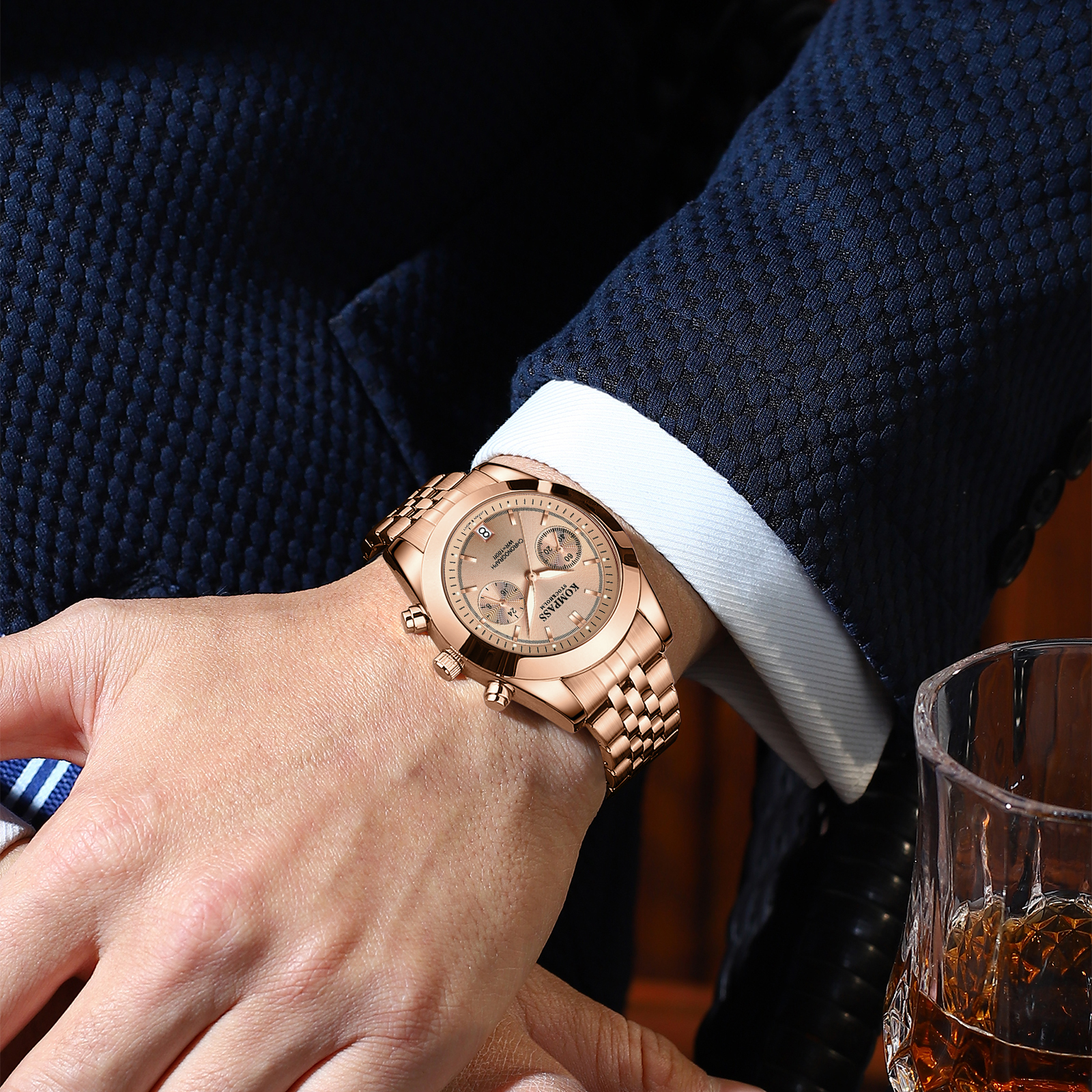 Kompass Navigator Chrono Rose Gold - 7