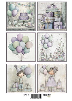  Reprint klippark A4 - Timeless Party