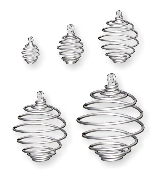 spirals from darts that make it easy to attach soft baits like dough and groundbait directly to the hook.