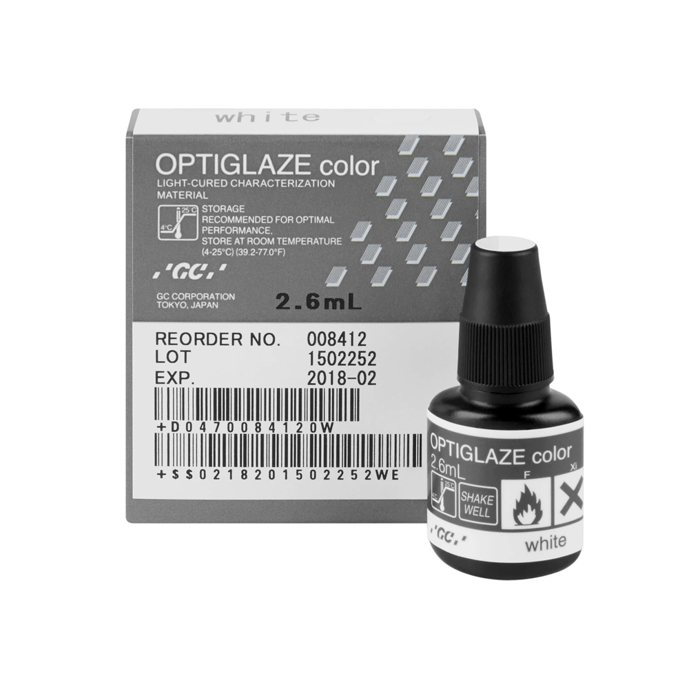 GC Optiglaze Color White, 2,6 ml