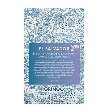 Gringo Nordic - El Limar Anaerobic Pacamar - El Salvador - Mellanrostade hela kaffebönor - 250g