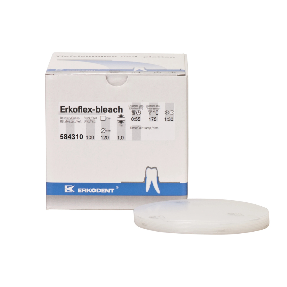 Erkoflex-Bleach Bleaching  Soft Round 1mm Ø120mm,  100st.