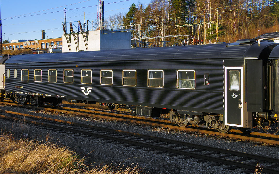 Liggvagn BC4 5471 SJ Svart - 2